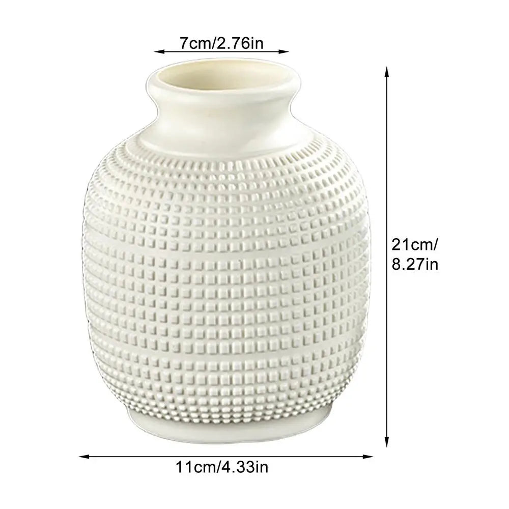 Function Ceramic Look Vase Centerpiece For Home Decor