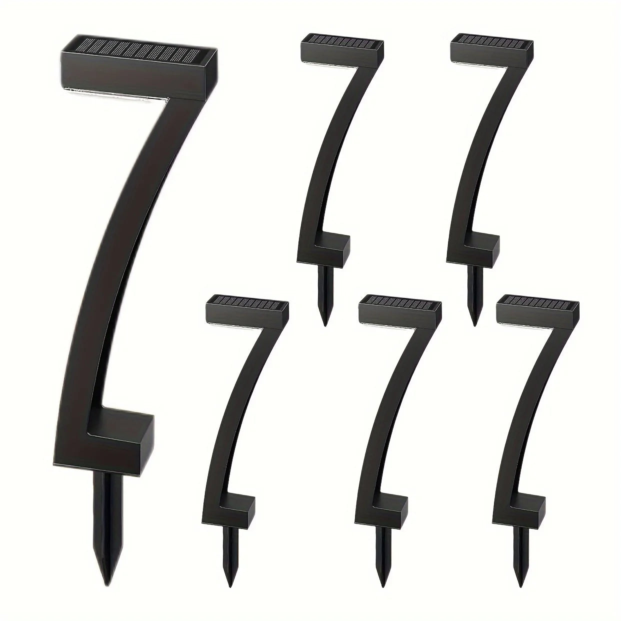 KPSTEK 6 Pack Solar Outdoor Lights LED Pathway Garden