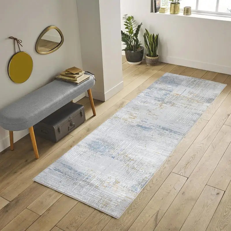 Hign Concerned Chemical Nova Striped Acrylic Multi Area Rug