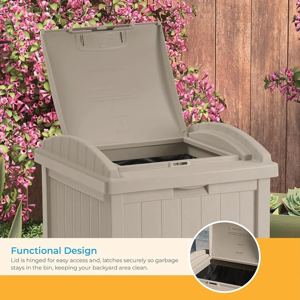 Fujian Hign Durable Resin Outdoor Trash Bin For Garden