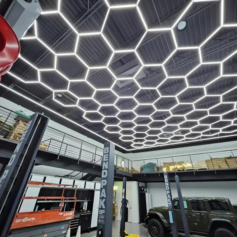 SHIYAN RGBW Hexagon Modular Honeycomb Ceiling Light Fixture