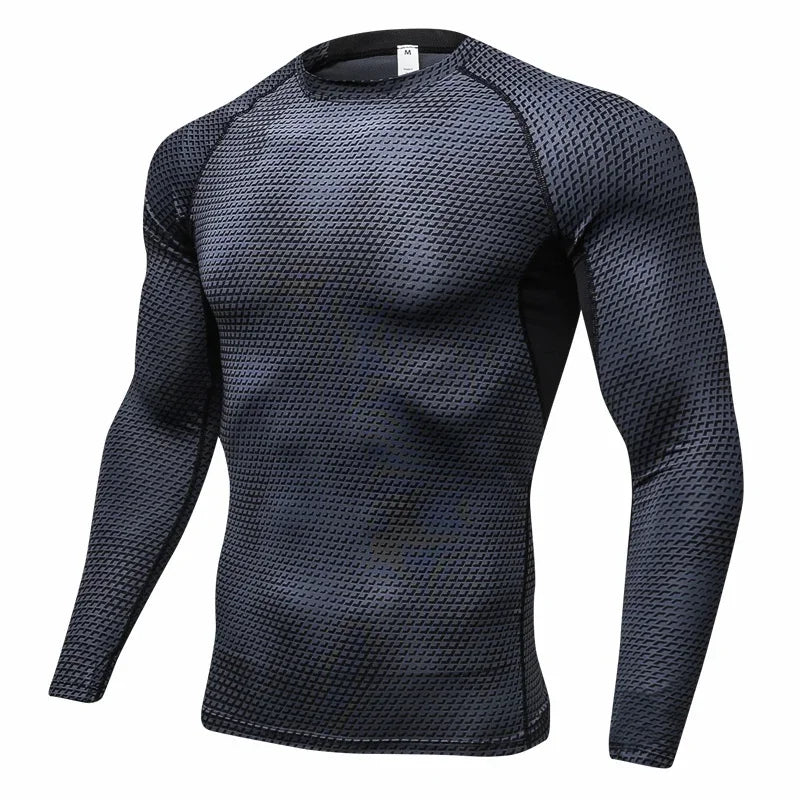 NONECN Quick Dry Long Sleeve Fitness Running Shirt