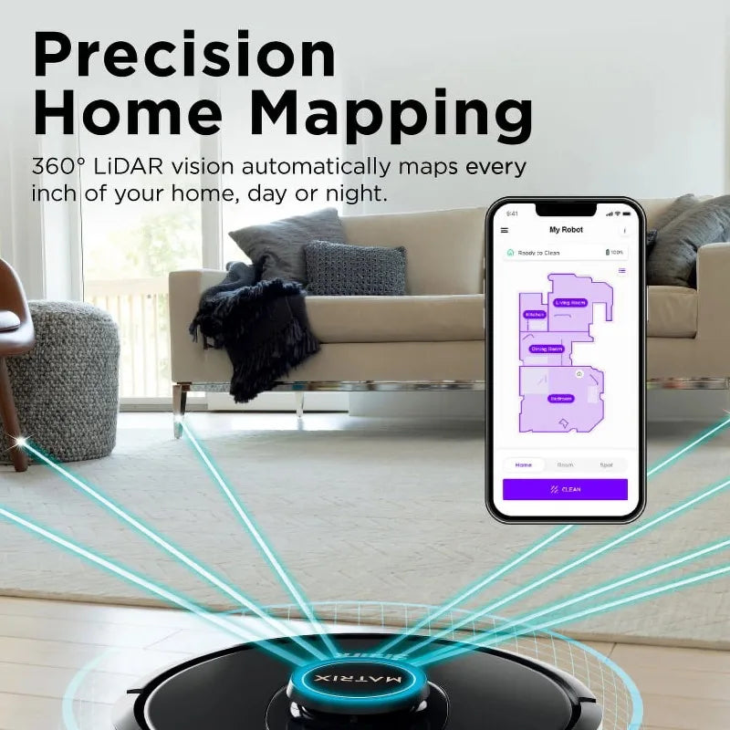 HAOYUNMA Shark Matrix Robot Vacuum with Precision Mapping