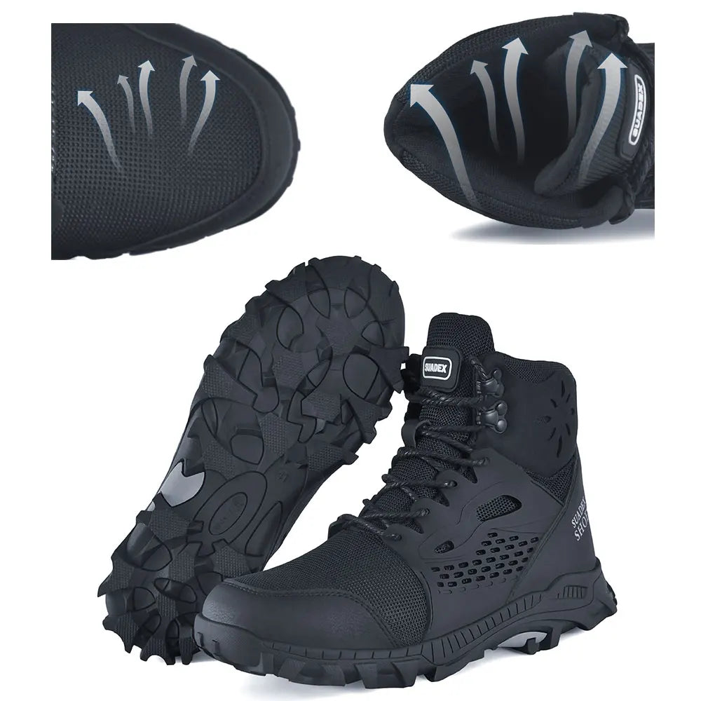 SUADEX S1 Safety Boots Steel Toe Work Shoes for Men Women