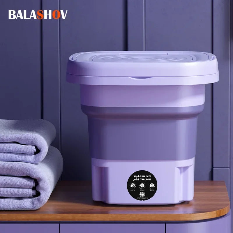 BALASHOV Portable Folding Washing Machine For Travel
