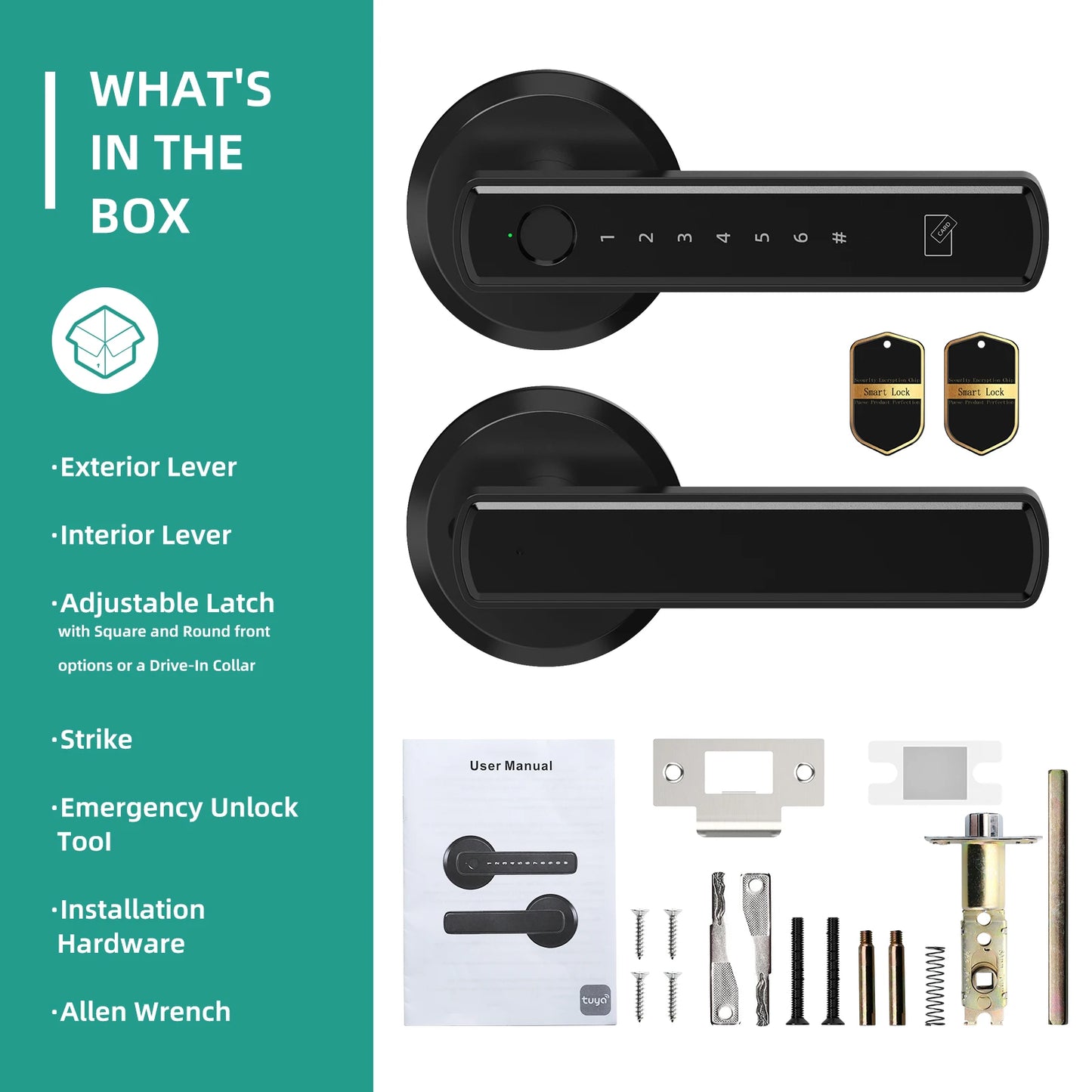 Viladepot Smart Fingerprint Door Lock With App Control