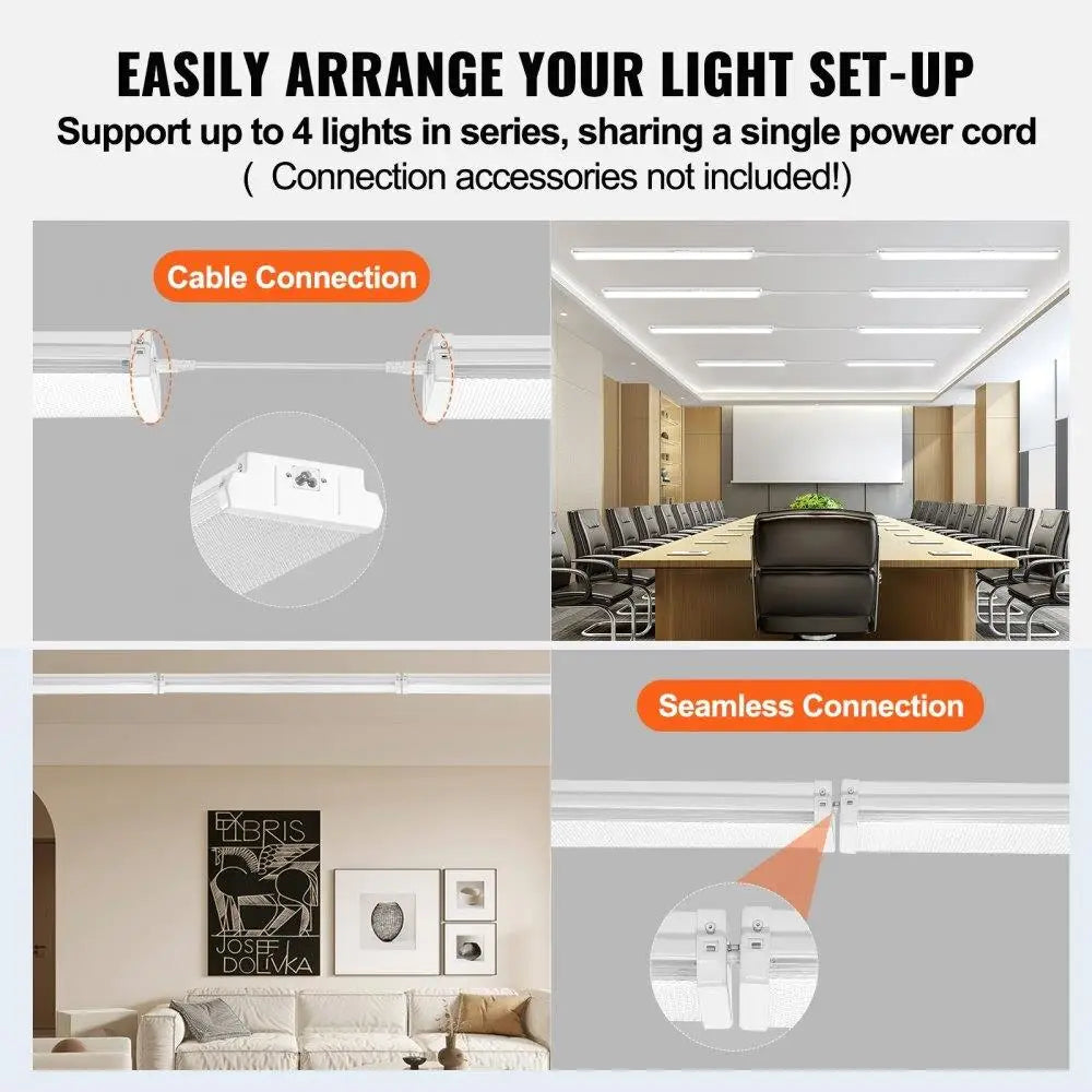 Flush Mount Shop Light 6500K Daylight ETL Certified 40W