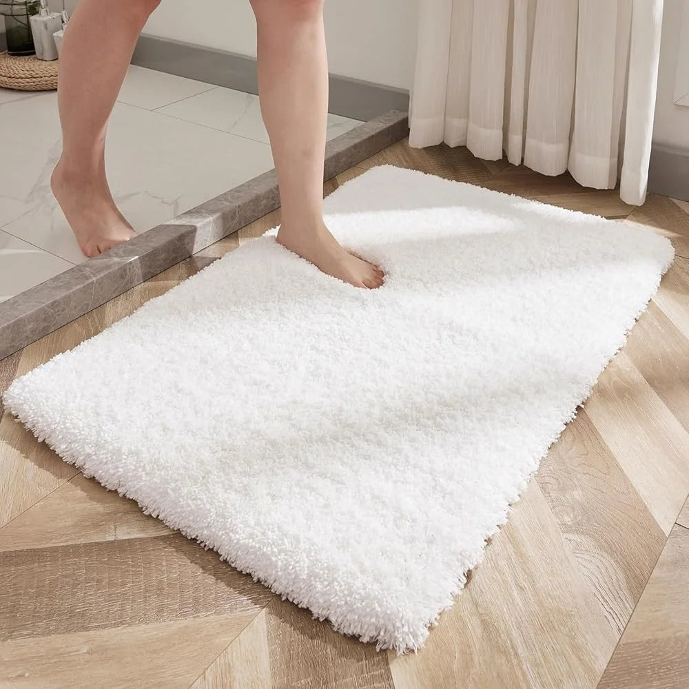CN Fujian Slip Fluffy Bath Rug Ultra Absorbent Plush Mat