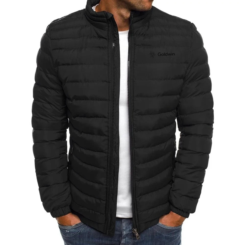 CN Hunan Jiangxi Mens Zippered Winter Jacket Outerwear