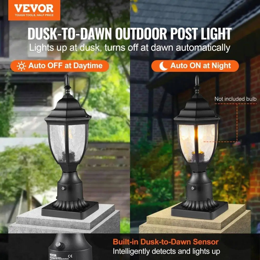 Hign-concerned Outdoor Lamp Post Light Fixture Dusk To Dawn