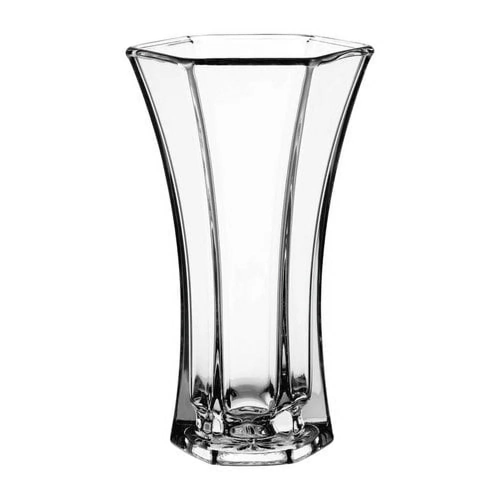 XMSJHignconcerned Clear Glass Paneled Vase Set of 3