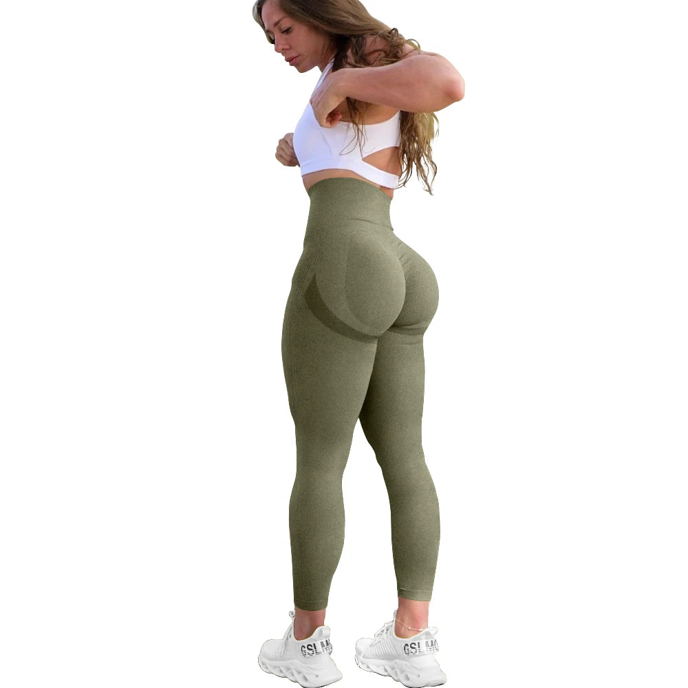 OQQ Women Seamless Yoga Pants Leggings For Sports And Fitness