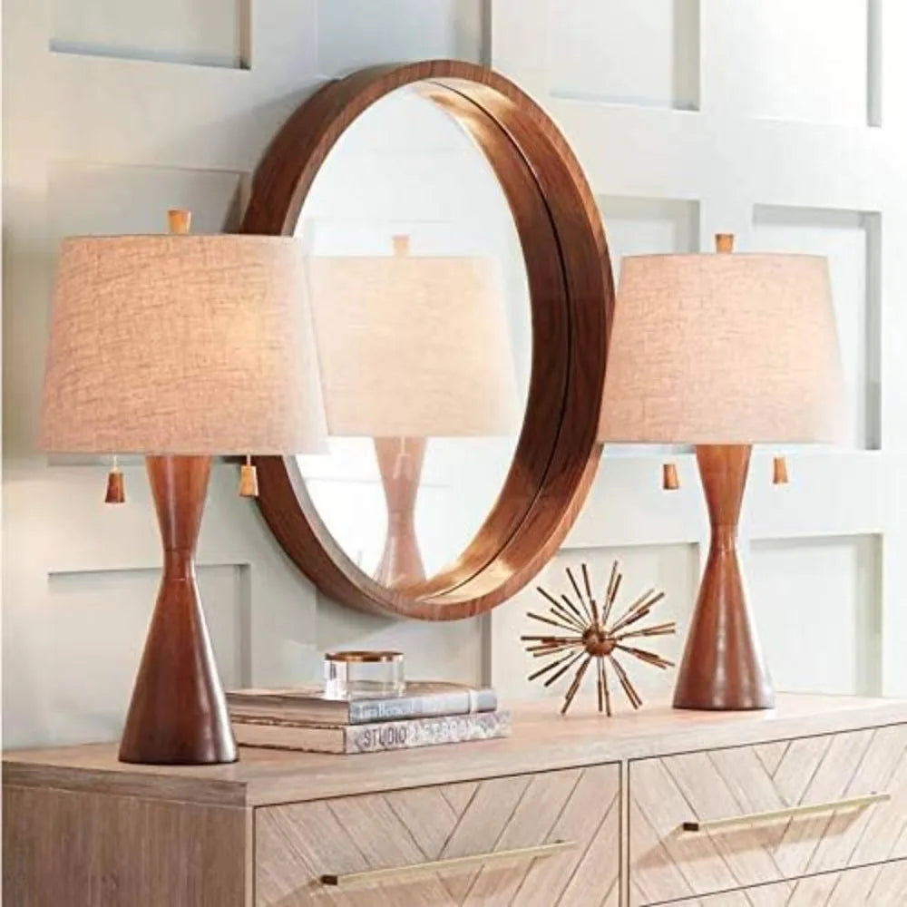 Hign Concerned Omar Mid Century Modern Table Lamps Set of 2