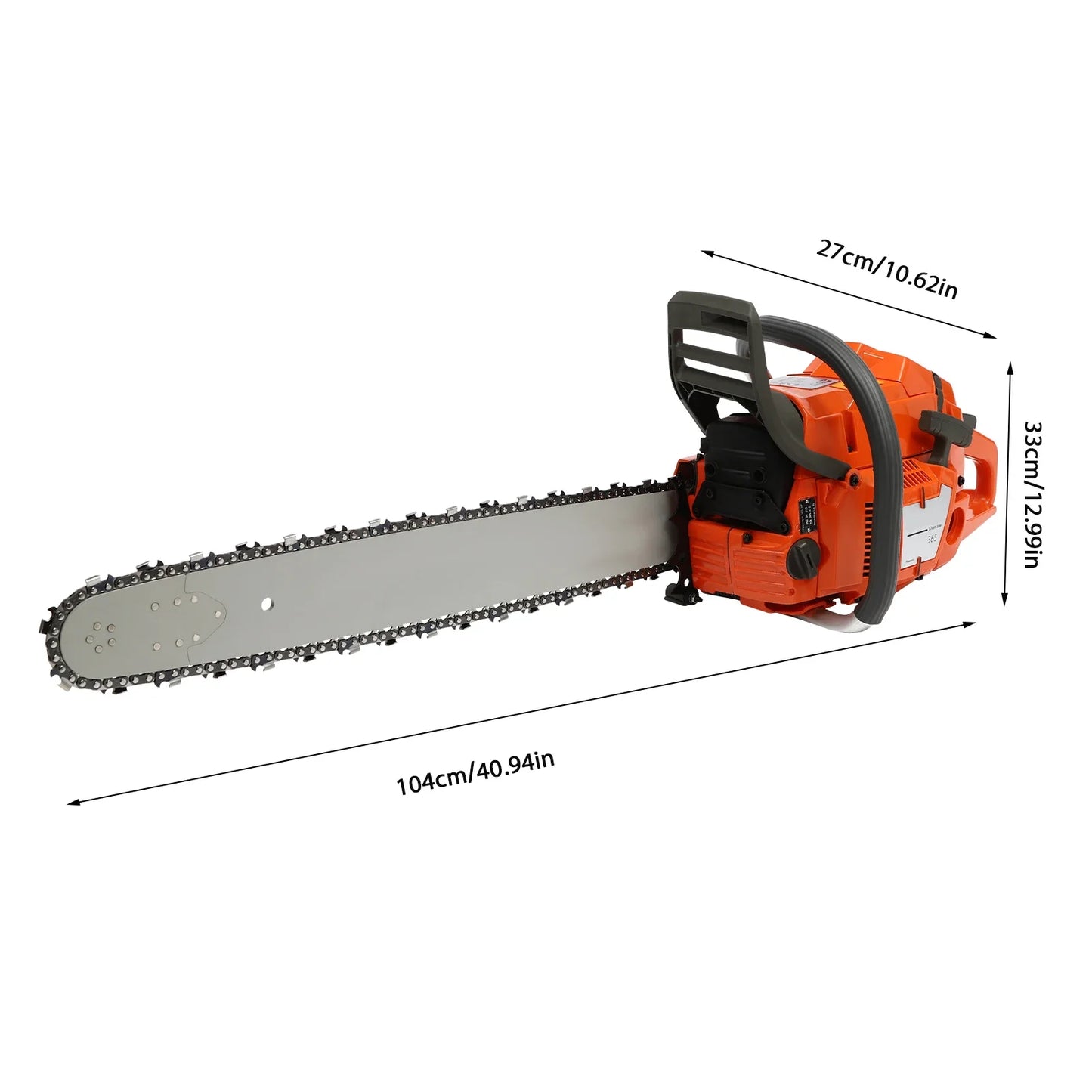 Gasoline Chainsaw 2 Stroke Engine For Wood Cutting Power