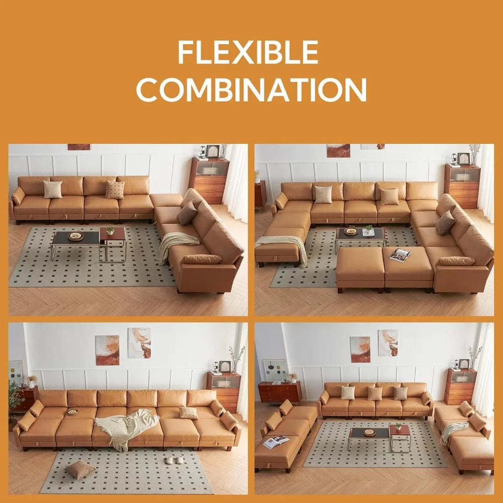 XMSJ Modular Sectional Sofa With Storage For Living Room