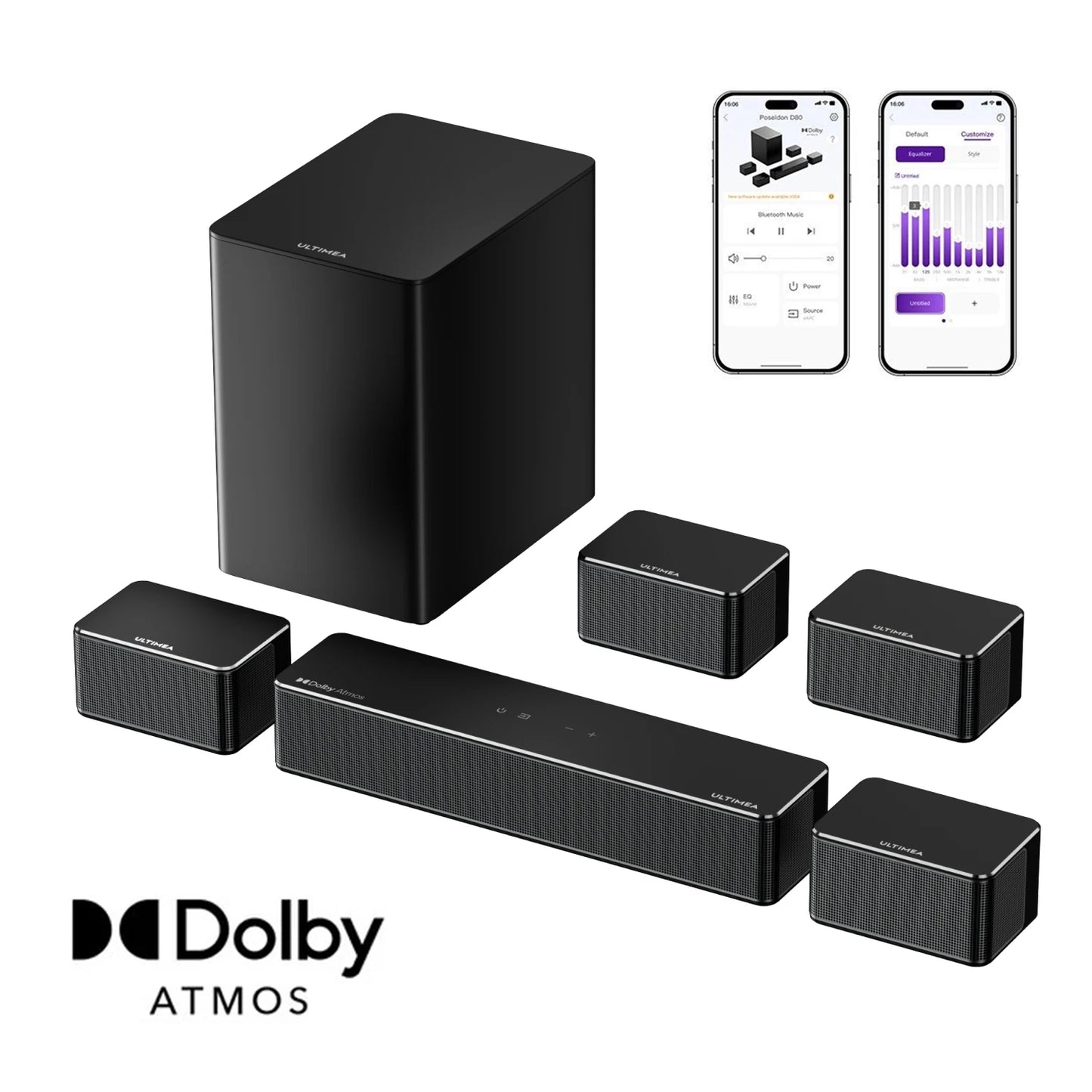 Ultimea 7 1 Surround Sound System with Dolby Atmos Pro