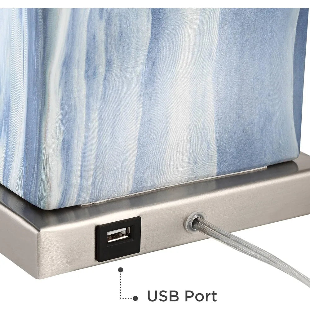 Hign-concerned Connie Modern Table Lamps With USB Ports