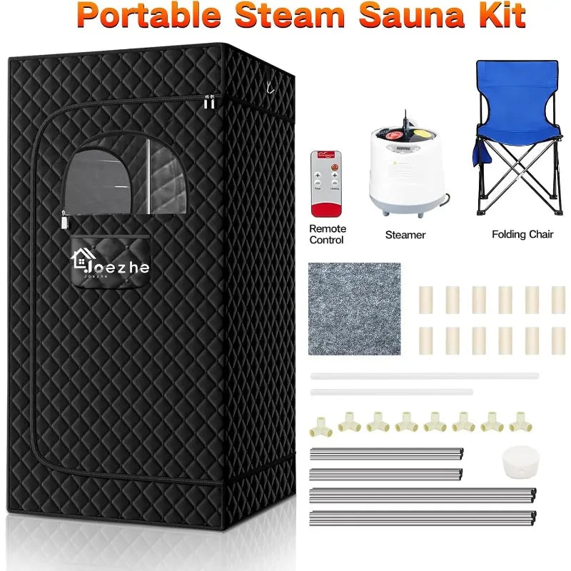 Hign-concerned Portable Steam Sauna Tent Home Personal Spa