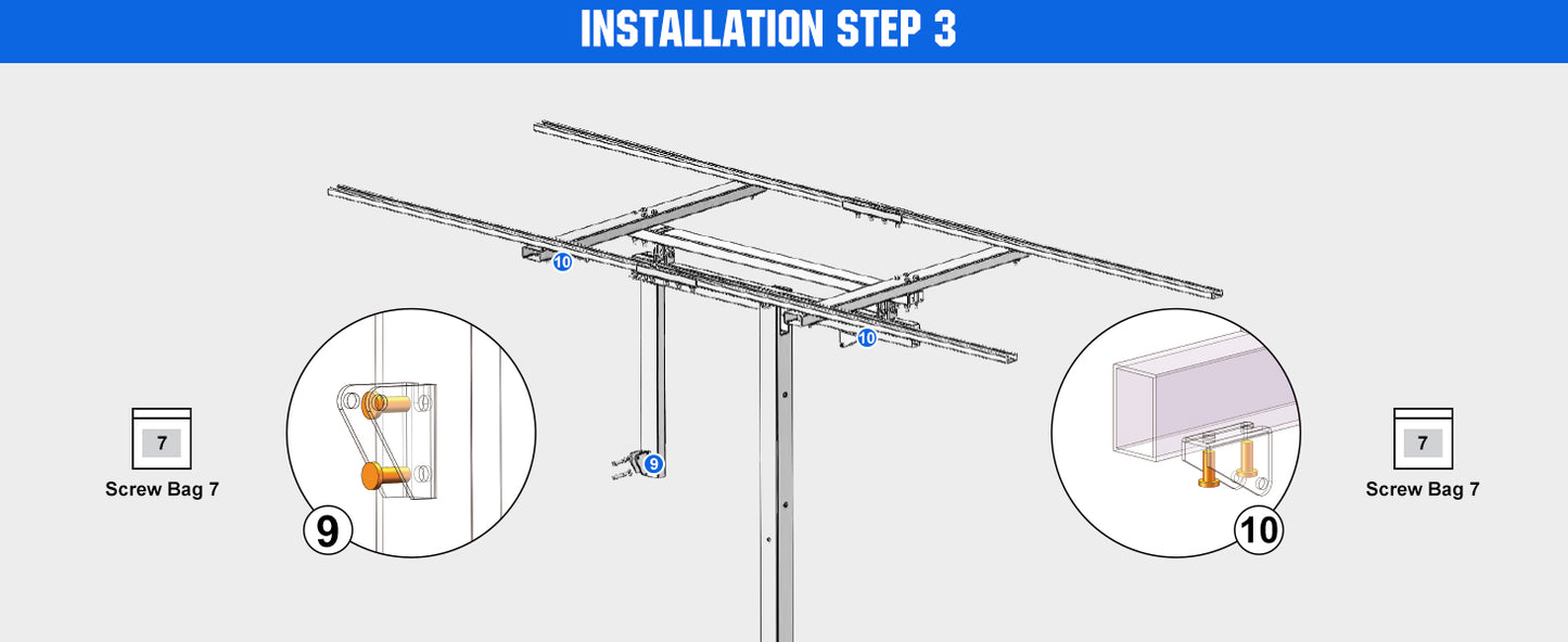ECO-WORTHY Solar Panel Single Axis Tracking System With Controller