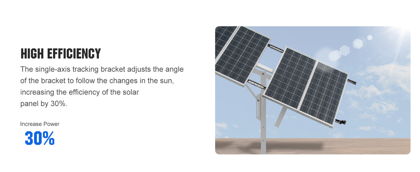 ECO-WORTHY Solar Panel Single Axis Tracking System With Controller