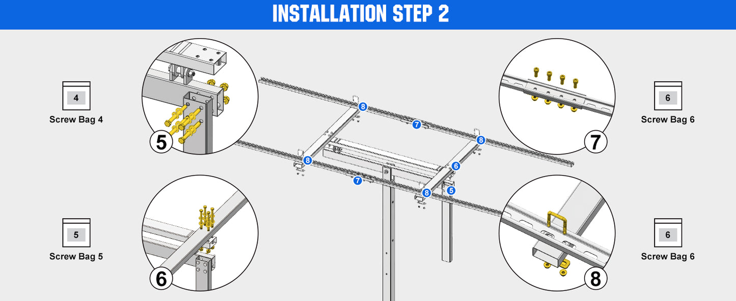 ECO-WORTHY Solar Panel Single Axis Tracking System With Controller