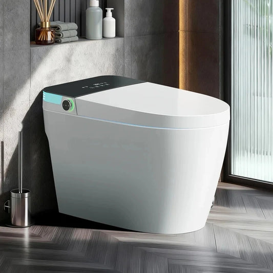 Smart Toilet Tankless Bidet Wash Auto Open Lid Heated Seat