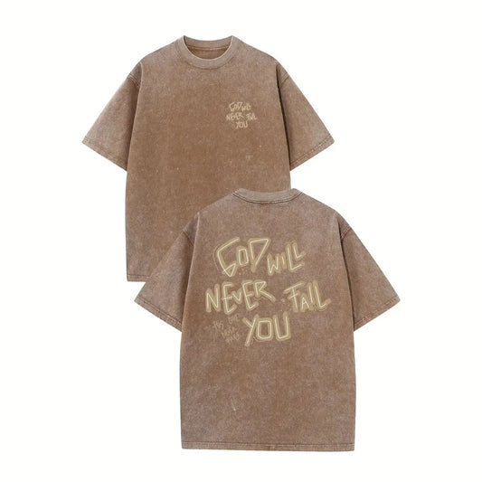 CN Zhejiang Vintage Washed Oversized Tee Mens Hip Hop