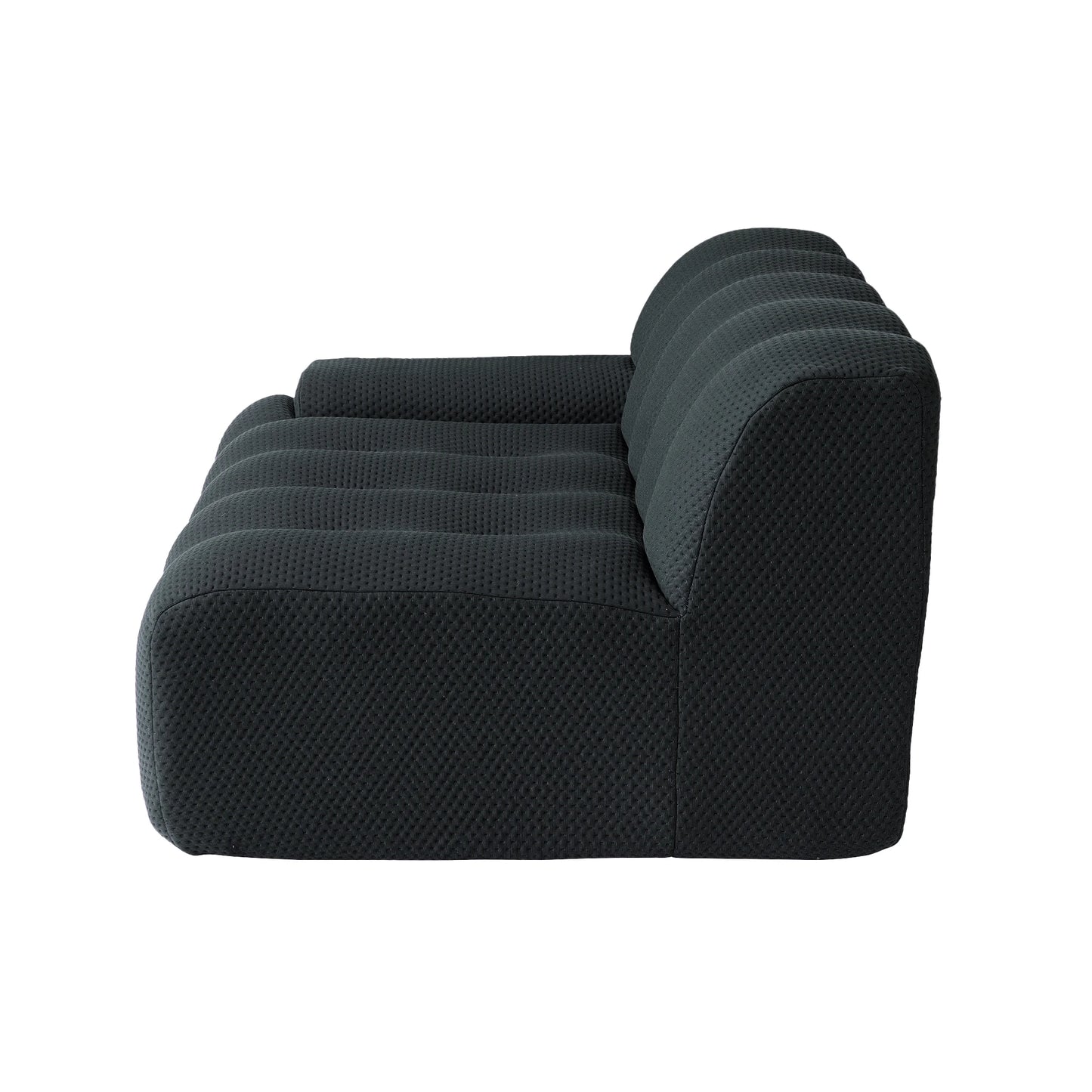 Sdorens Modular Sectional Sofa Curved 3D Mesh Fabric Living Room