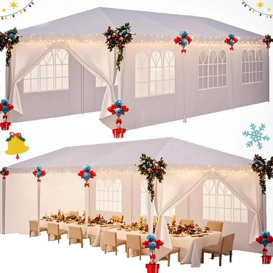 Tooluck Outdoor Party Tent Canopy with Removable Sidewalls for Events