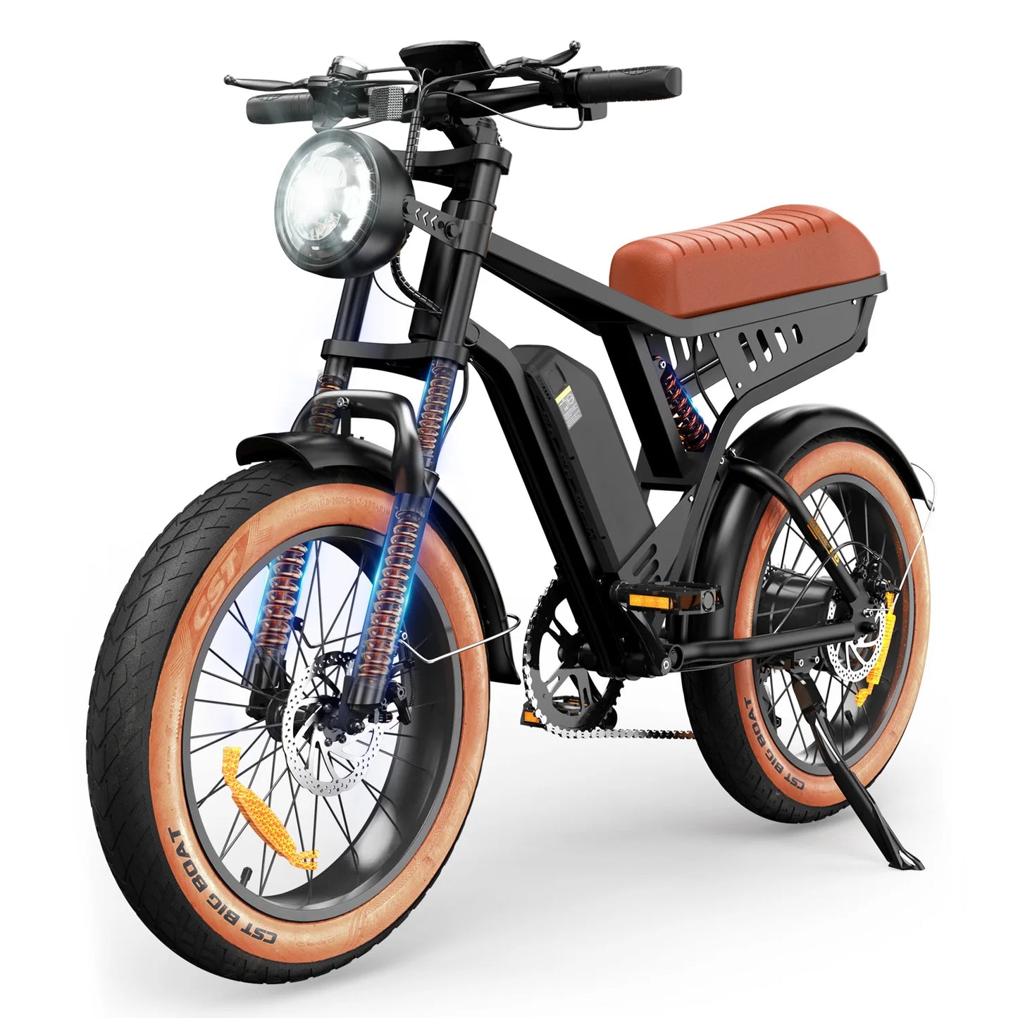 R6 900W Ebike Fat Tire Commuter Electric Mountain Bike