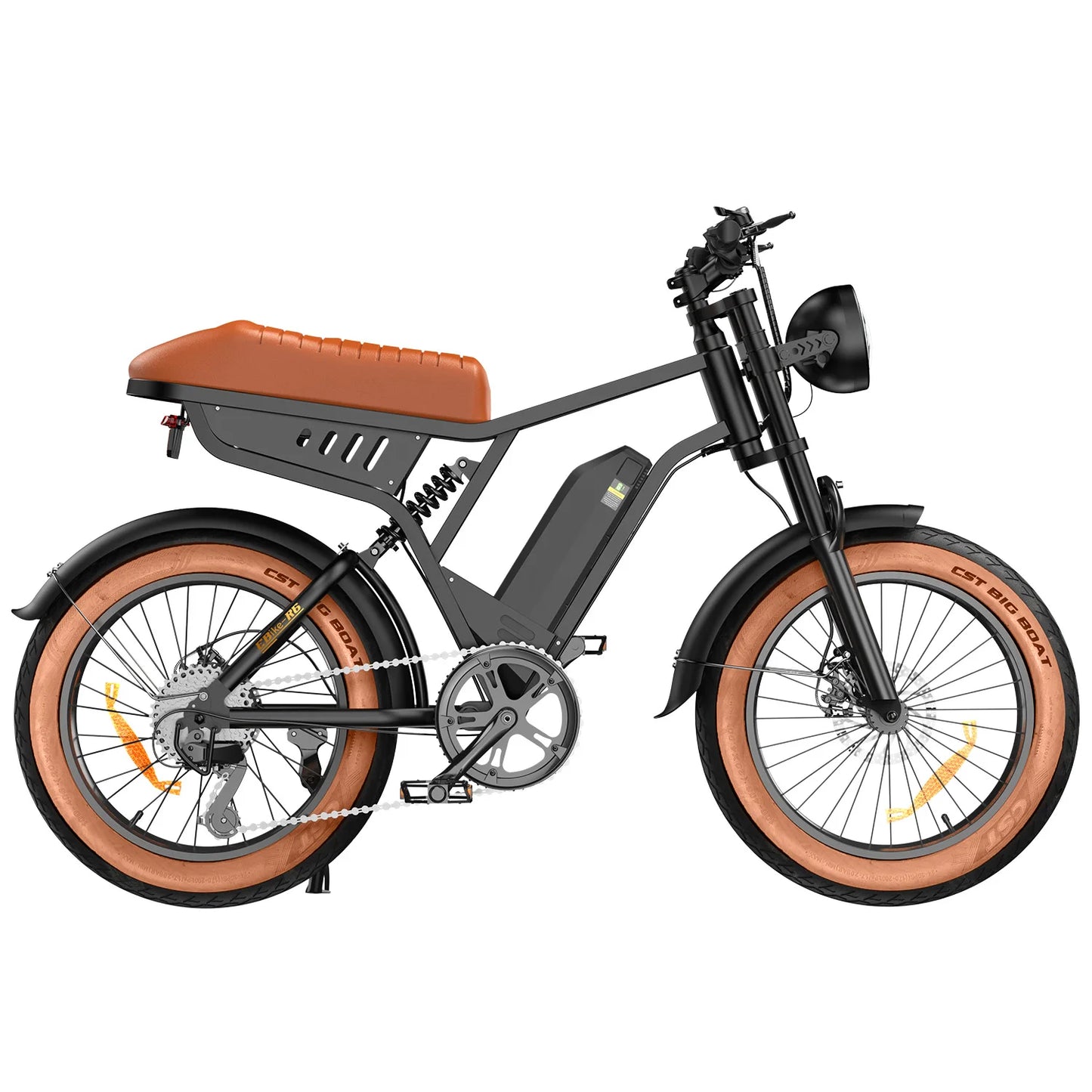 Isinwheel R6 Electric Bike 900W Brushless Fat Tire