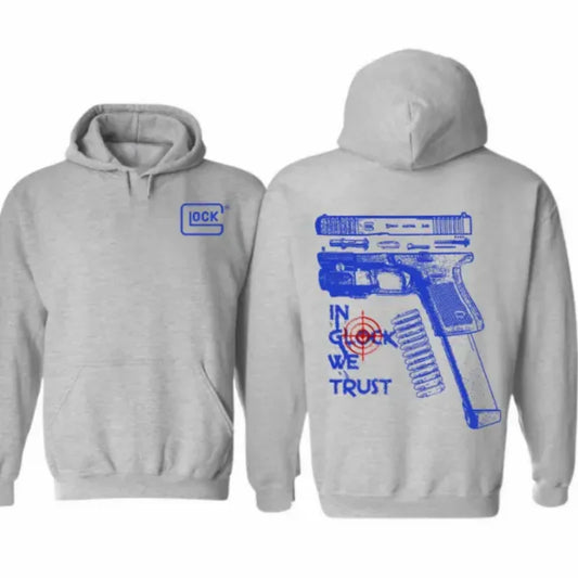 In Glock We Trust Graphic Hoodie Unisex