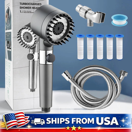 High Pressure Shower Head Handheld With 3 Spray Modes
