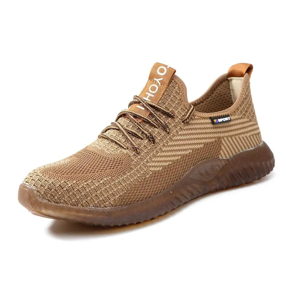 SUADEX Men Steel Toe Safety Work Shoes Breathable Slip Resistant