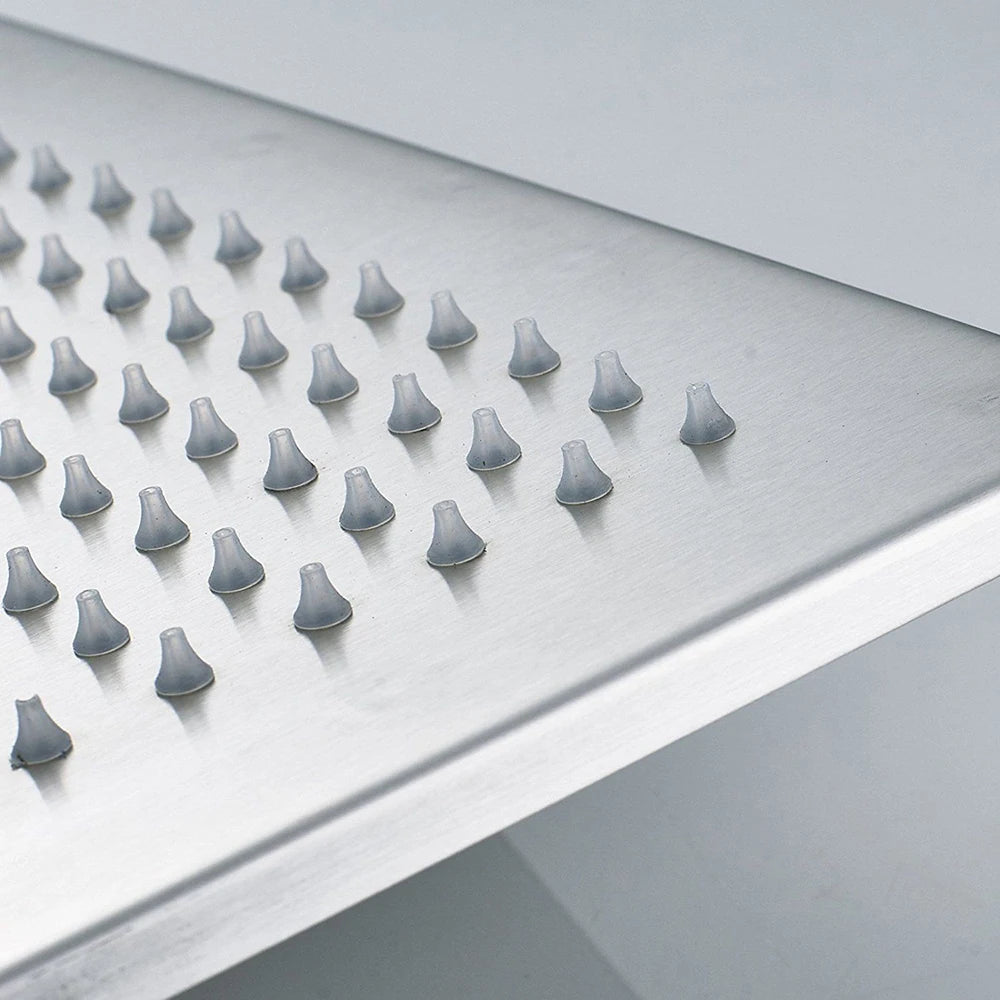 Rozin Brass Square LED Rainfall Shower Head With Wall Mount