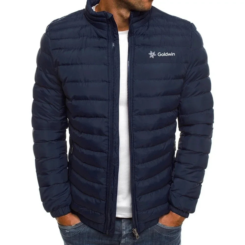 CN Hunan Jiangxi Mens Zippered Winter Jacket Outerwear
