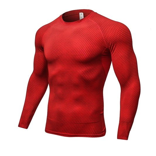 NONECN Quick Dry Long Sleeve Fitness Running Shirt
