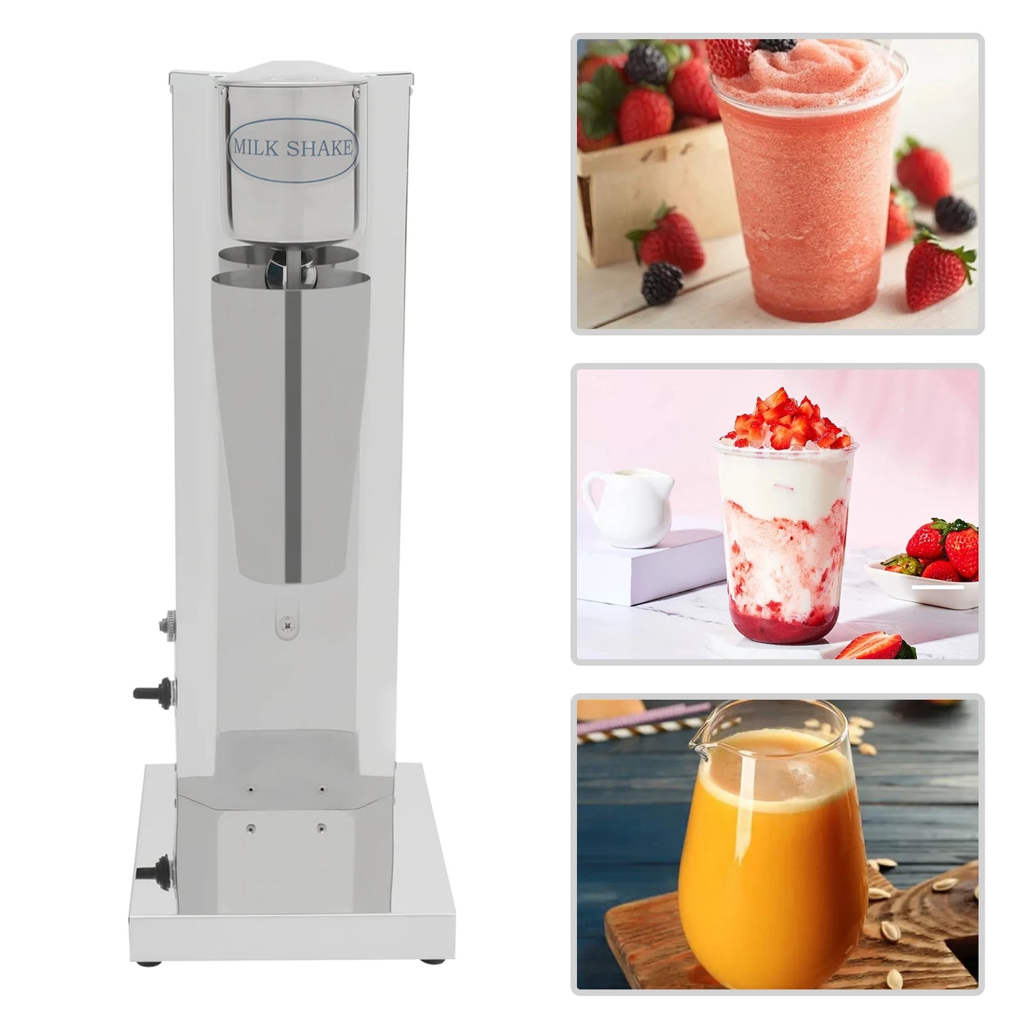 Bymaocar 180W Commercial Milk Shake Machine 18000rpm