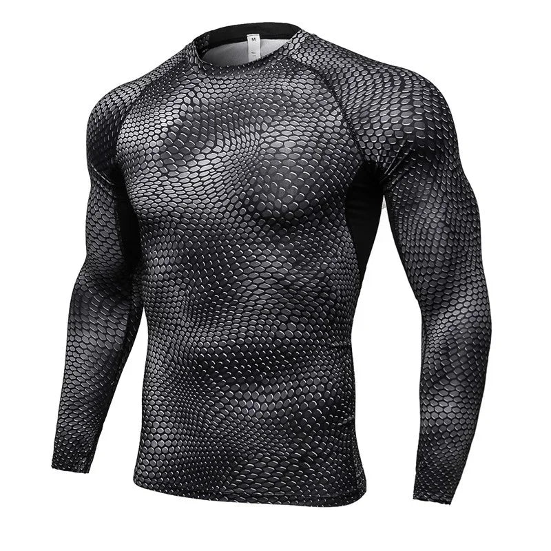 NONECN Quick Dry Long Sleeve Fitness Running Shirt