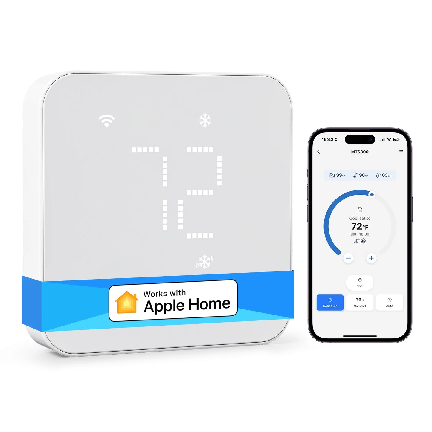 Meross Matter Smart Thermostat For US WiFi With Alexa HomeKit