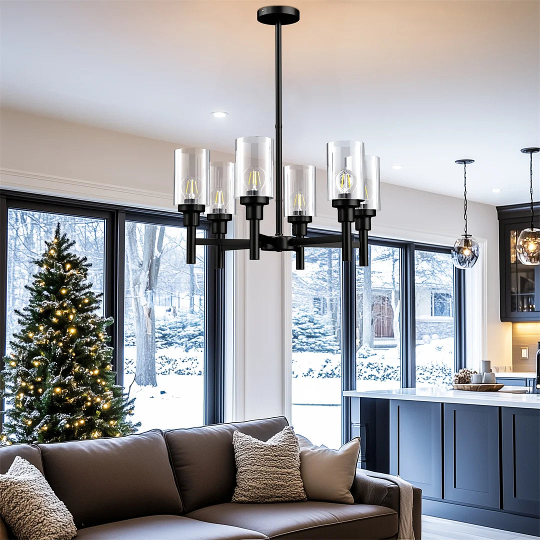 Vrygle Farmhouse Pendant Chandelier For Kitchen Island