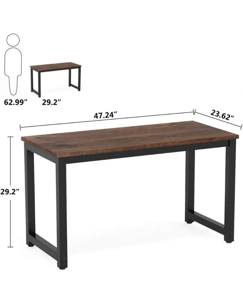 Vintage 47 Simple Computer Desk For Home Office And Study