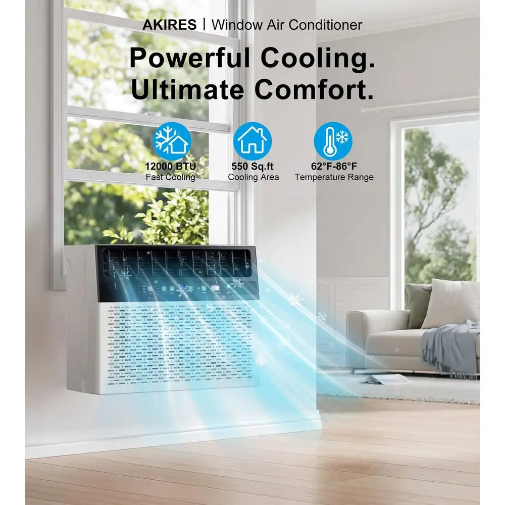 UShaped Window Air Conditioner 12000 BTU 6in1 Unit