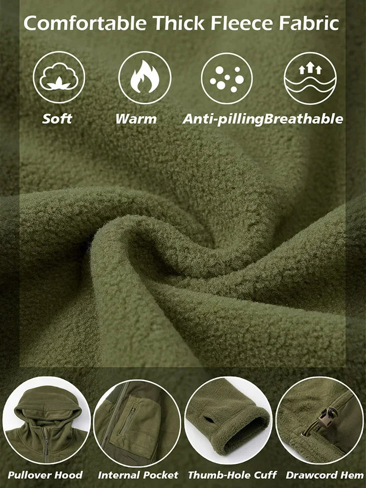 ReFire Gear Women's Fleece Jacket Tactical Winter Warm Full Zip