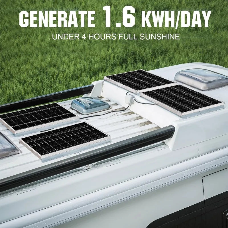 Premium 400W 12V Solar Panel Kit With MPPT Controller Bluetooth