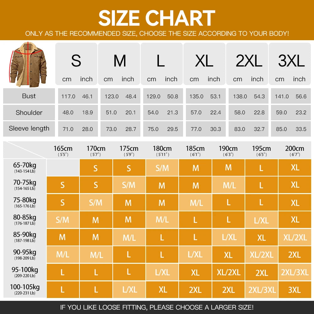 CN Fujian Men's Winter Waterproof Fleece Lined Coat