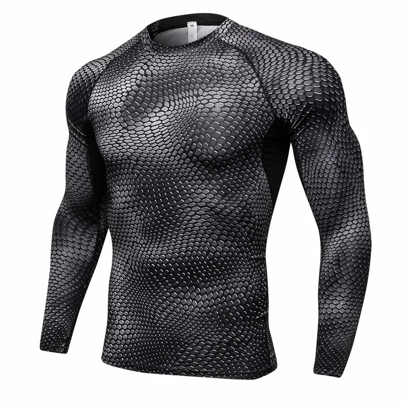 NONECN Quick Dry Long Sleeve Fitness Running Shirt