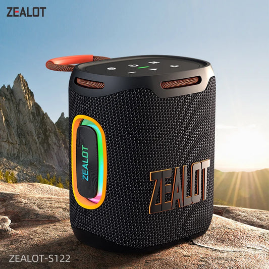 Zealot S122 Bluetooth Speaker BT5 3 Waterproof Shower IPX6