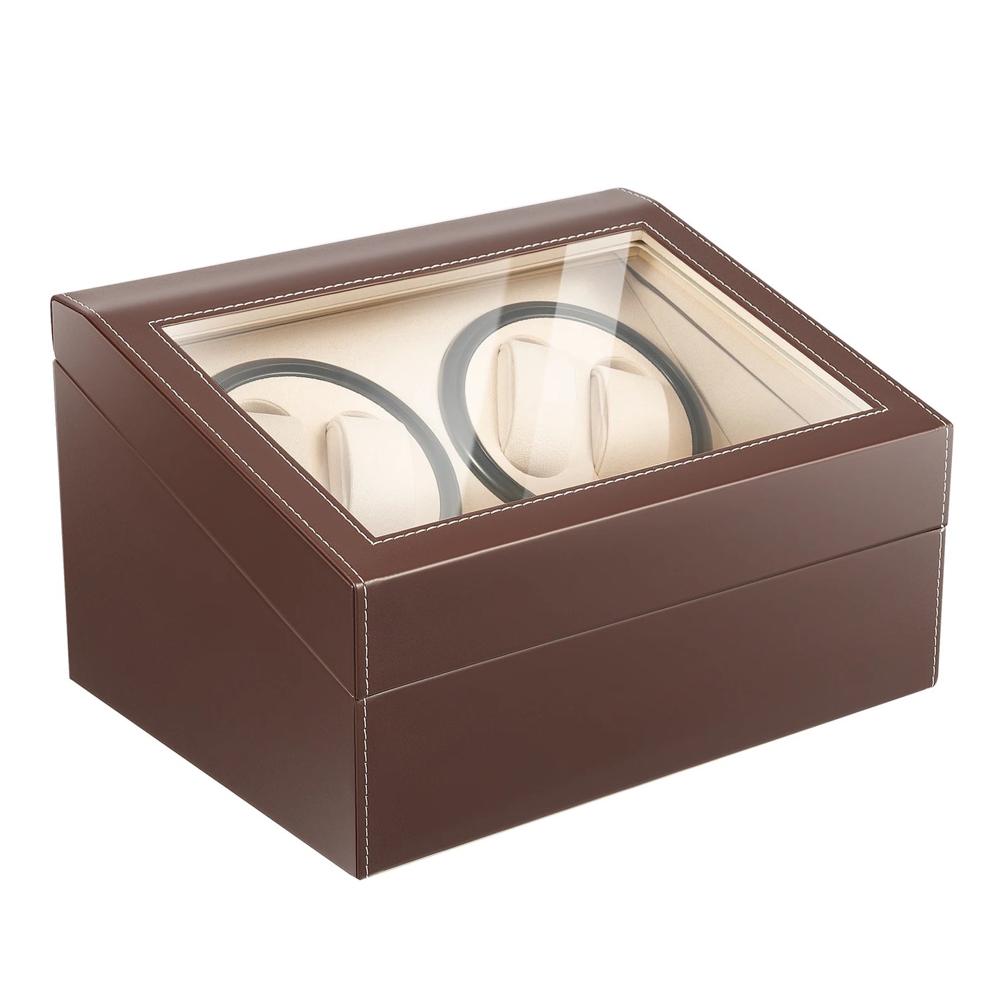 Watch Winder Automatic Rotation Velvet Display Box