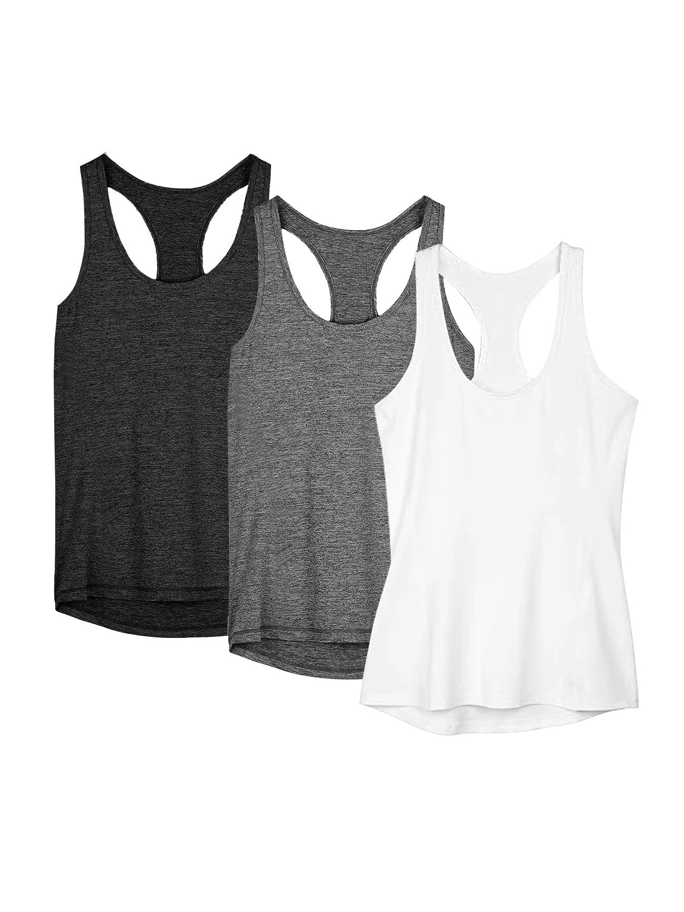 OVESPORTCN Women Yoga Tank Tops Set Quick Dry Fitness Shirts